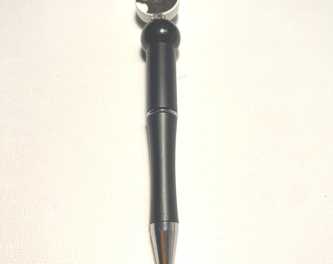 Ballpoint Pens with Cat Head Charms Set