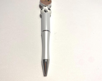 Ballpoint Pens with Brown Cat Head Charms