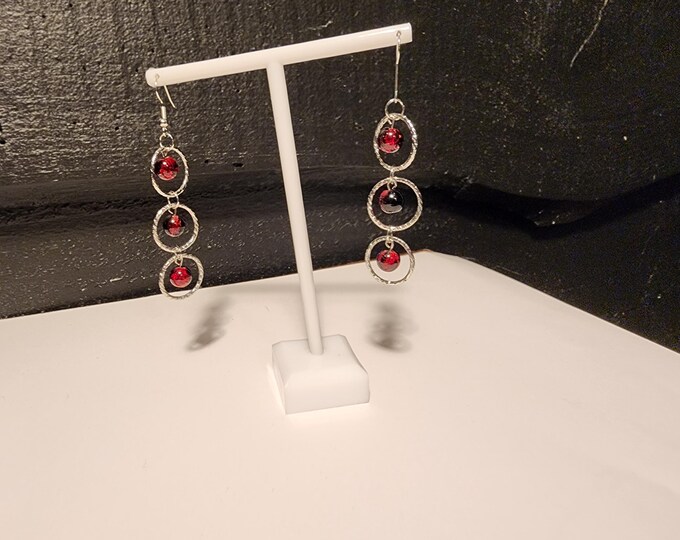 Trinity Ring Earrings