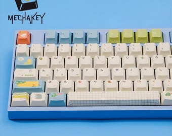 Juego de teclas para agenda de 150 teclas – Teclas PBT con perfil Cherry