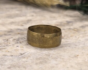 Rustic Artisan Ring - Brass - Size 8