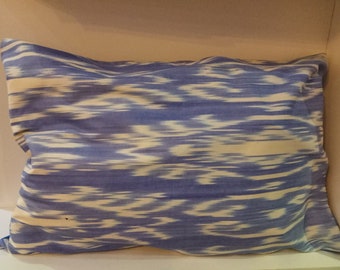 Ikat lumbar pillow case, cushion. Accent pillow. P020