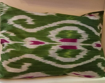 Ikat lumbar pillow case, cushion. Accent pillow. P026
