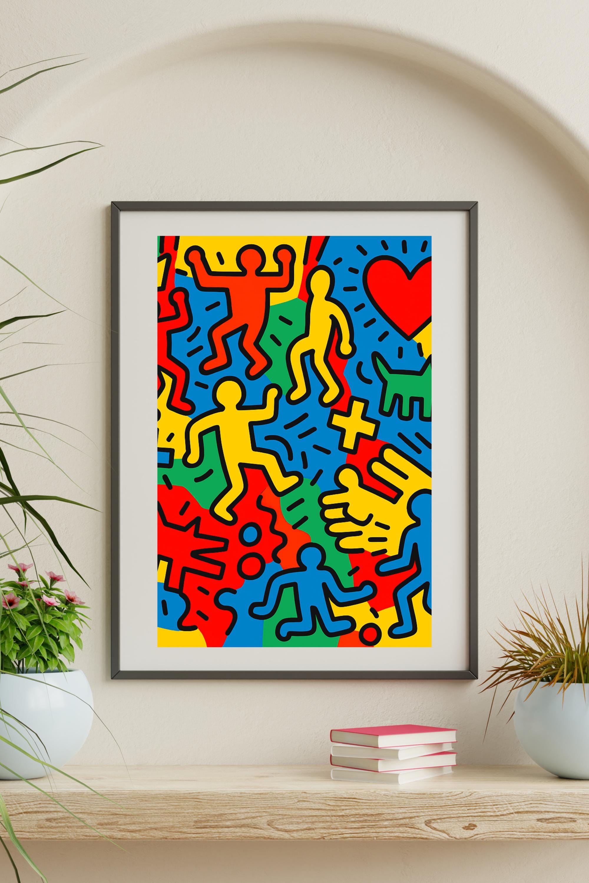 Keith Haring 24 X 36 Digital Prints - Etsy