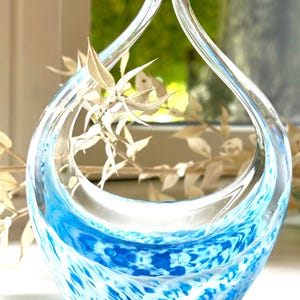 Vintage Paul Kedelv Coquille Bowl – Mid-Century Swedish Modern Glass, 1957