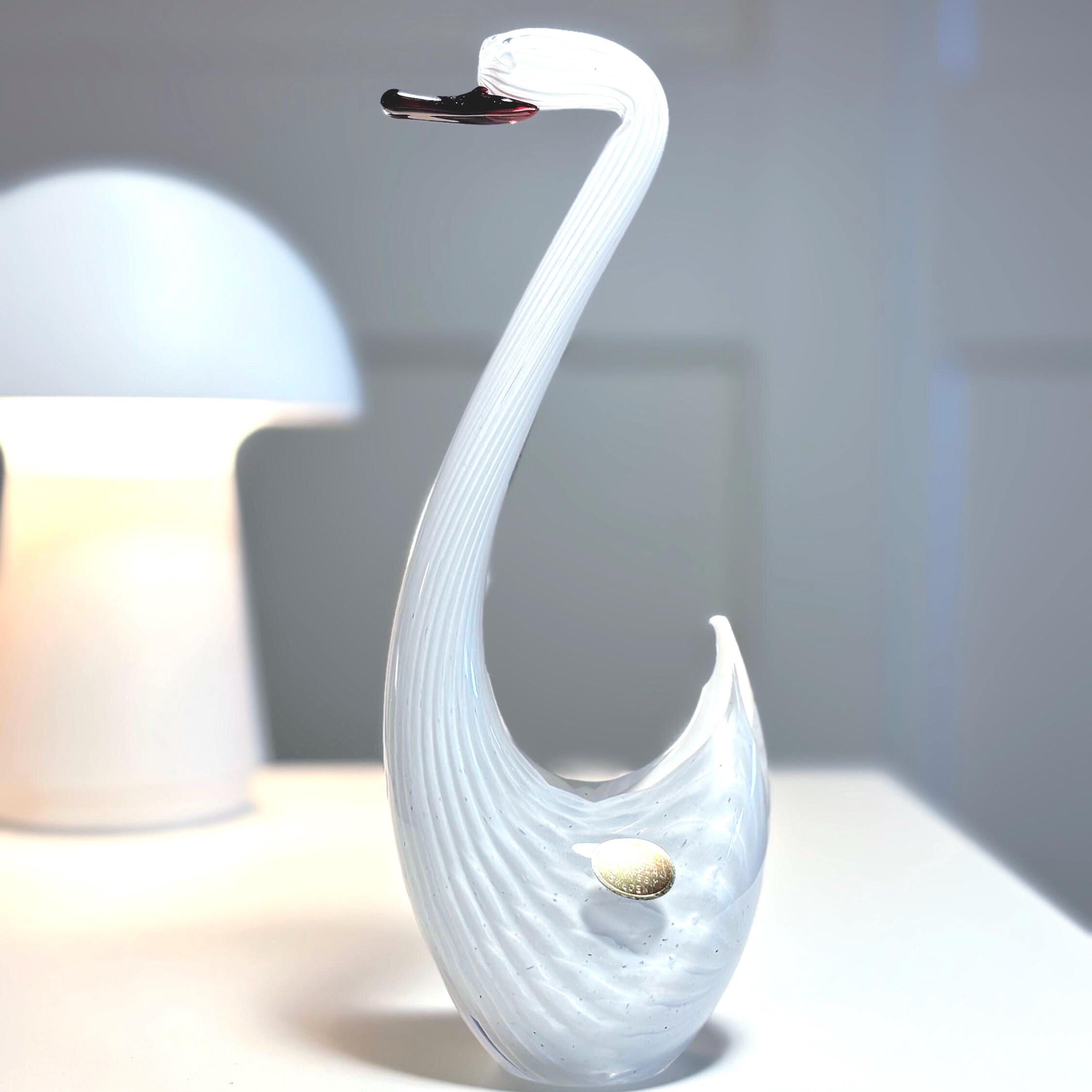 Marcolin Glass Swan - Etsy Denmark