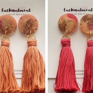 Tasia Tassel Earrings(Set 4): Tropical Rainforest Collection