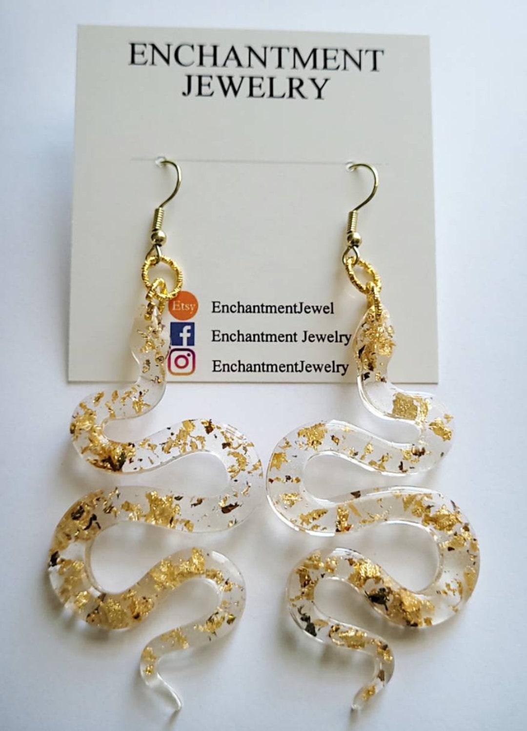 Sephora Earrings Golden Fall Resin Glitter Earrings Dangle Earrings Etsy