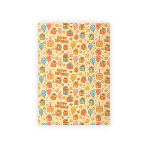Colorful Birthday Wrapping Paper Roll - Fun & Festive Gift Wrap for Birthdays, Parties, Holidays, Celebrations, Events