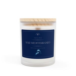 Mar Mediterraneo Frosted Candle