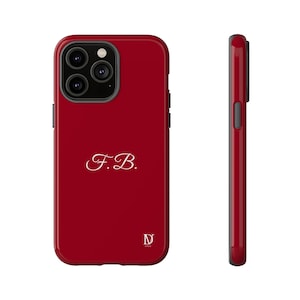 Wine Red Custom Phone Case