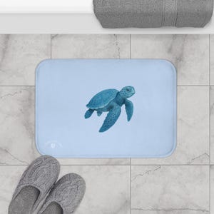 Schildkröte Memory Foam Badematte