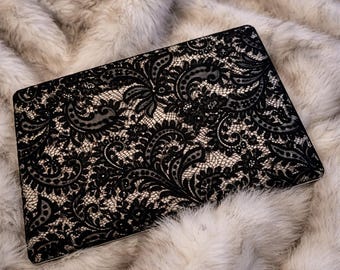 Retro Dentelle kantpatroon MacBook-hoes | Harde hoes voor Air/Pro 13-16