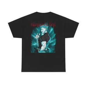 Anime Inspired Unisex Tee, JJk Honoured One Gojo Shirt, Manga Theme Graphic Top, Japanese Cartoon Fan Apparel, Casual Anime Lover Gift