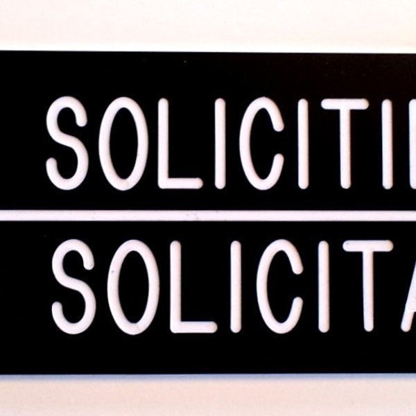 No Soliciting ~ No Solicitar sign free shipping