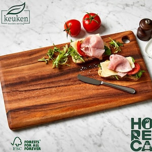 Premium Teakwood Cutting Board – FSC Certified, Food Safe, Durable & Elegant Serving Tray