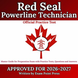 Technicien de lignes sous tension Sceau rouge : guide principal pour l'examen de préparation avec tests pratiques, questions et réponses