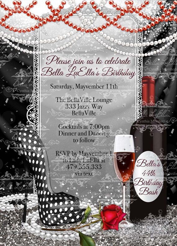 Invitations Fabuleuses Et Flirty Party Anniversaire Diva Etsy France Invitations Fabuleuses Et Flirty Party Anniversaire Diva Etsy France