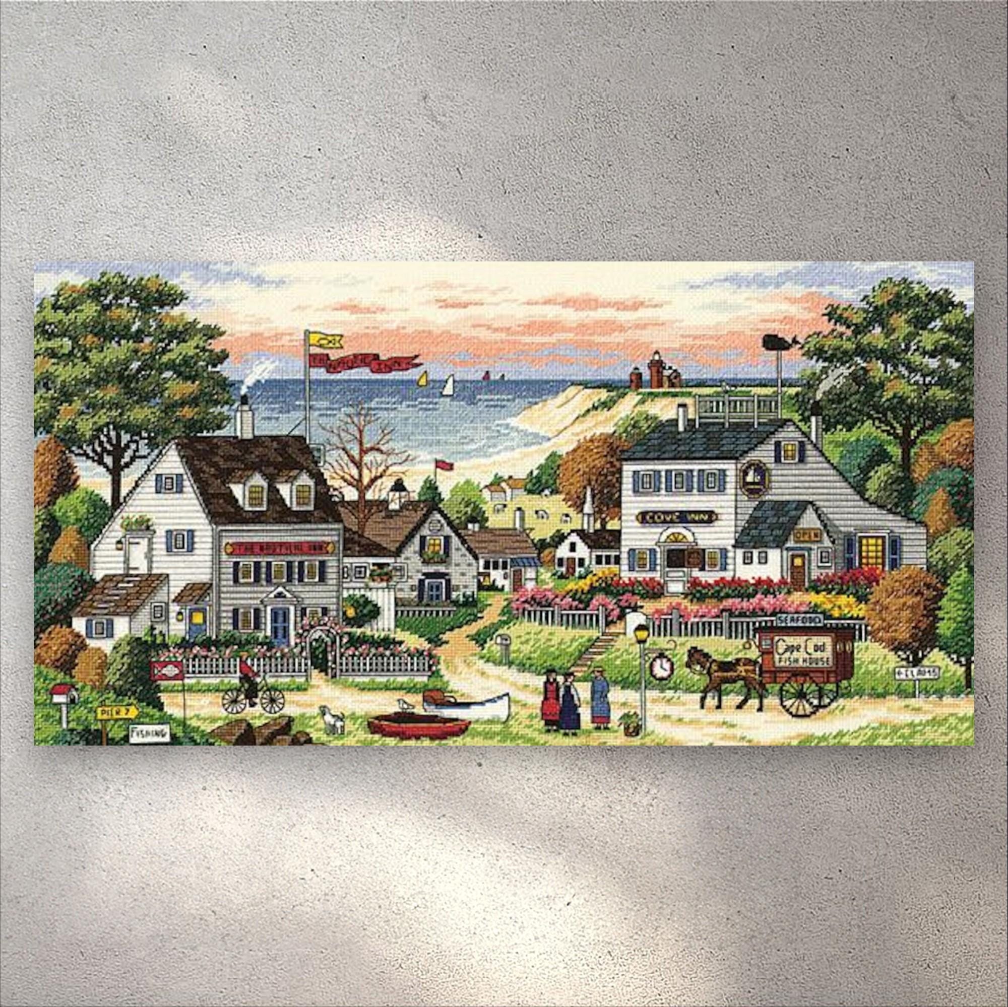 Charles wysocki cross stitch - Etsy 日本