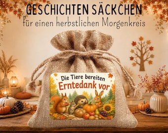 Harvest Festival Story Bags | Daycare | Morning Circle | Story | Project | Season | Picture Cards | Story Bags | Nursery | Autumn