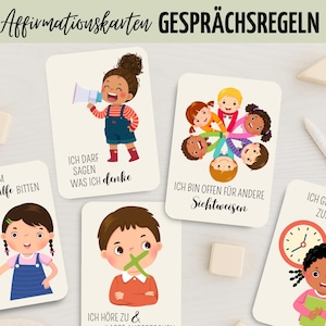 30 Affirmations Conversation Rules Children Communication Impulses Naming Feelings PDF Download Mindfulness Parental Support Childhood Dialogue Argument