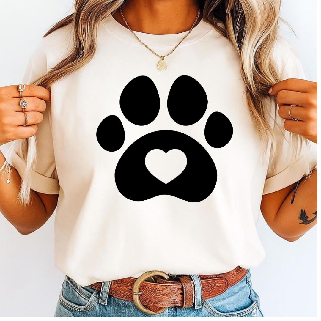 Dog Paw Print Sublimation PNG Clipart Bundle | Pet Lover Sublimation ...
