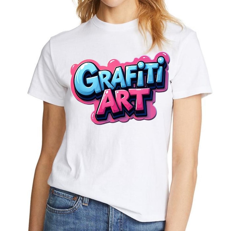 Colorful Graffiti Sublimation PNG Clipart Bundle | Street Art Graphics ...
