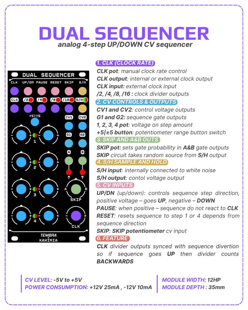 Analog UP/DOWN Sequencer DIY Kit - Etsy