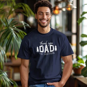 Father's Day Dad Thank You Unisex Garment-Dyed T-shirt, Father Appreciation Tee, Family Love Shirt, Parenting Gift, Vintage Style Top