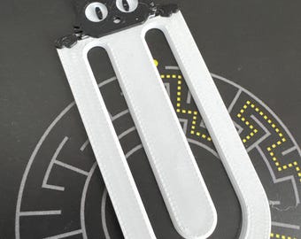 Marcapáginas de gato asomado: regalo impreso en 3D para amantes de los libros