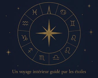 May include: A gold zodiac wheel with a star in the center on a dark blue background. The text "LES DOUZE VEILLEURS" is at the top of the image. The text "Un voyage intérieur guidé par les étoiles" is below the wheel. The text "TEXTES et ILLUSTRATIONS PAR THOMAS BARTHÉLÉMY" is at the bottom of the image.