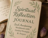 Spiritual Journal PDF – Soul Awakening Workbook with Prompts & Prayer | Self-Discovery