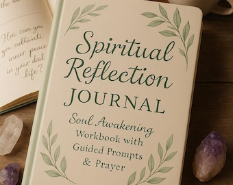 Spiritual Journal PDF – Soul Awakening Workbook with Prompts & Prayer | Self-Discovery