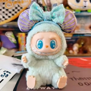 Opaska na głowę Labubu Pluszowy dodatek – Kawaii opaska do włosów dla lalki Labubu | Moda Labubu2 | Słodka zabawka dekoracyjna | Prezent dla fanów Labubu