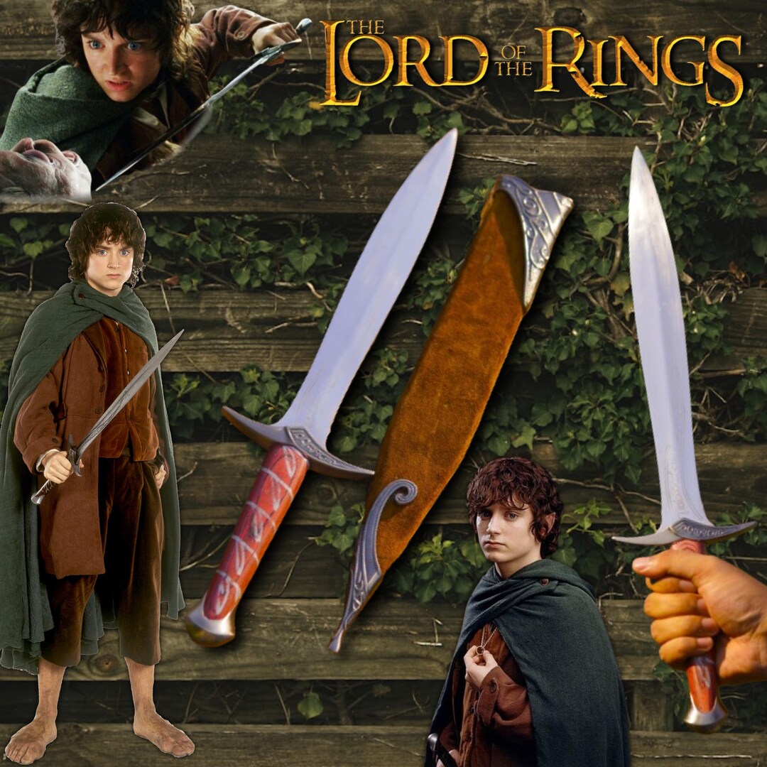 Frodo Dad Handmade Sting Sword of Frodo the Bilbo Sword Replica, Viking Cosplay ...