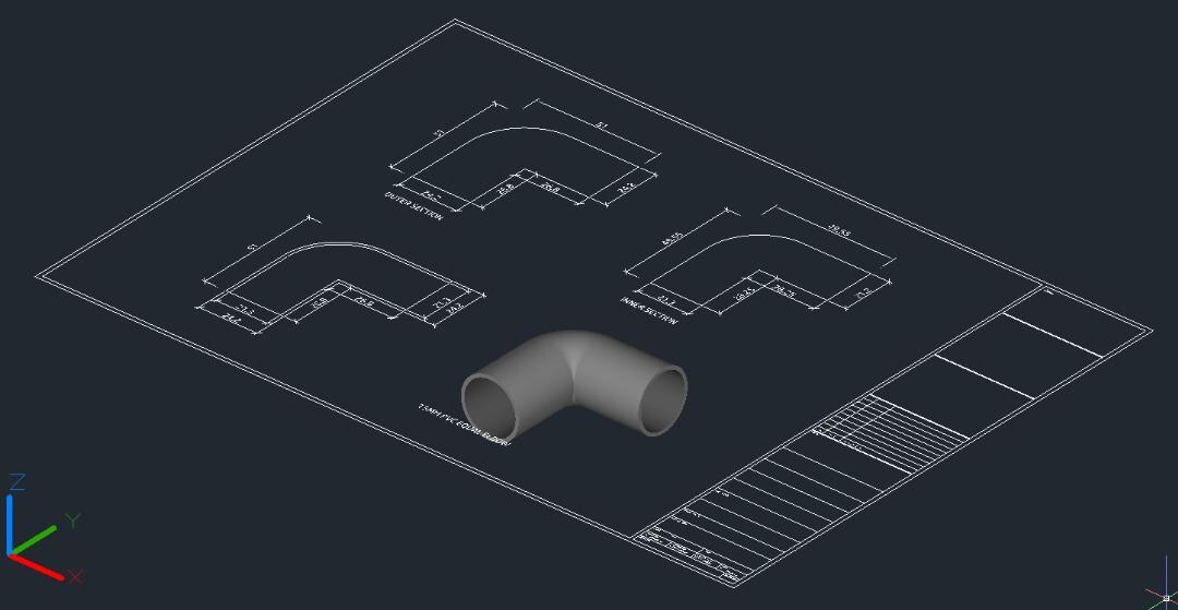 15MM PVC ELBOW 3D AUTOCAD - Etsy
