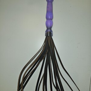 Handgemaakte custom glow in the dark flogger