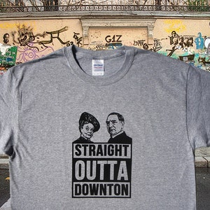 STRAIGHT OUTTA DOWNTON t-shirts classical composers artists hikers campers trails outdoor quality t-shirts