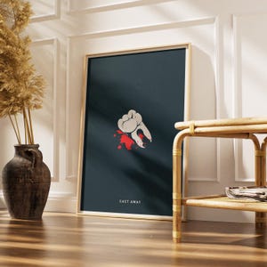 Cast Away Minimalist Poster | instant download