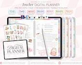 Teacher Digital Planner 2026-2028, Undated | iPad Android | Academic Lesson Journal | Daily Weekly Monthly | Goodnotes Notability Noteshelf