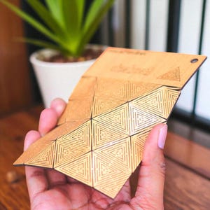 Flexible Kerf Bending Living Hinge Laser Cut File - Digital Download