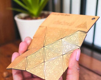 Flexible Kerf Bending Living Hinge Laser Cut File - Digital Download