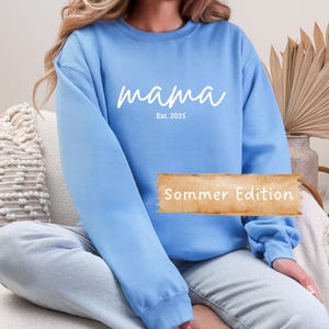 Personalisiertes Mama Sweatshirt, Mutter Geschenkidee, Mama Geschenk, erster Muttertag, Muttertagsgeschenk, Weihnachtsgeschenk