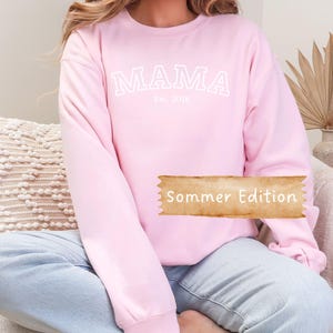Personalisiertes Mama Sweatshirt, Mutter Geschenkidee, Mama Geschenk, erster Muttertag, Muttertagsgeschenk, Weihnachtsgeschenk
