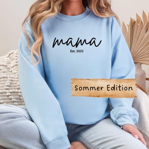 Personalisiertes Mama Sweatshirt, Mutter Geschenkidee, Mama Geschenk, erster Muttertag, Muttertagsgeschenk, Weihnachtsgeschenk