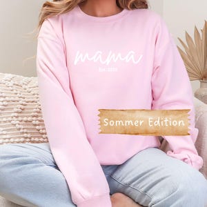 Personalisiertes Mama Sweatshirt, Mutter Geschenkidee, Mama Geschenk, erster Muttertag, Muttertagsgeschenk, Weihnachtsgeschenk