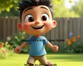 Personalized Backyard Adventure Book | Kids' Outdoor Imagination Story (Digital PDF)