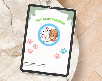 Ultimate Pet Care Planner | Printable Pet Organizer