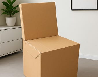 Cardboard Chair _ Sedia in cartone ondulato