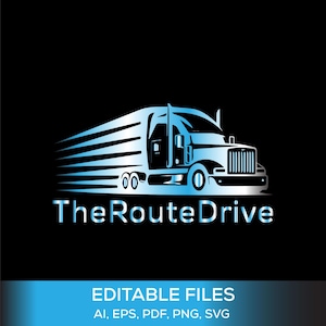 Truck Logo SVG: Bold Automotive Branding - Commercial Use
